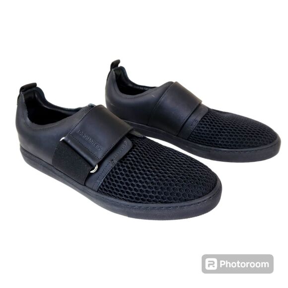 DSQUARED2 Mens No Lace Fishnet Toe Slip-on Loafer Casual Sneakers EU 41 US 8 main image 6